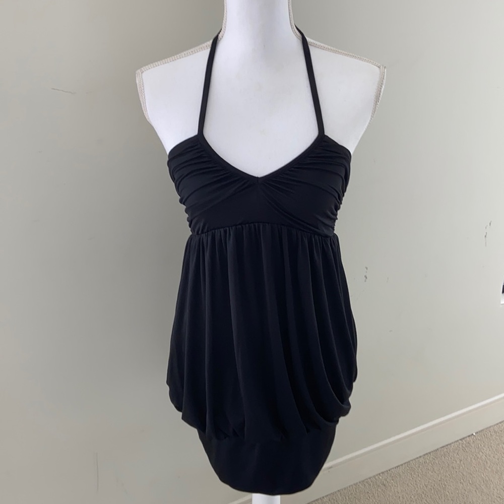 BCBGeneration Halter Bubble Dress